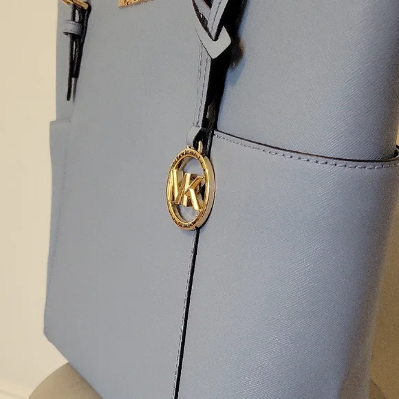 Michael Kors Light Blue Tote Bag - Picture 10 of 11